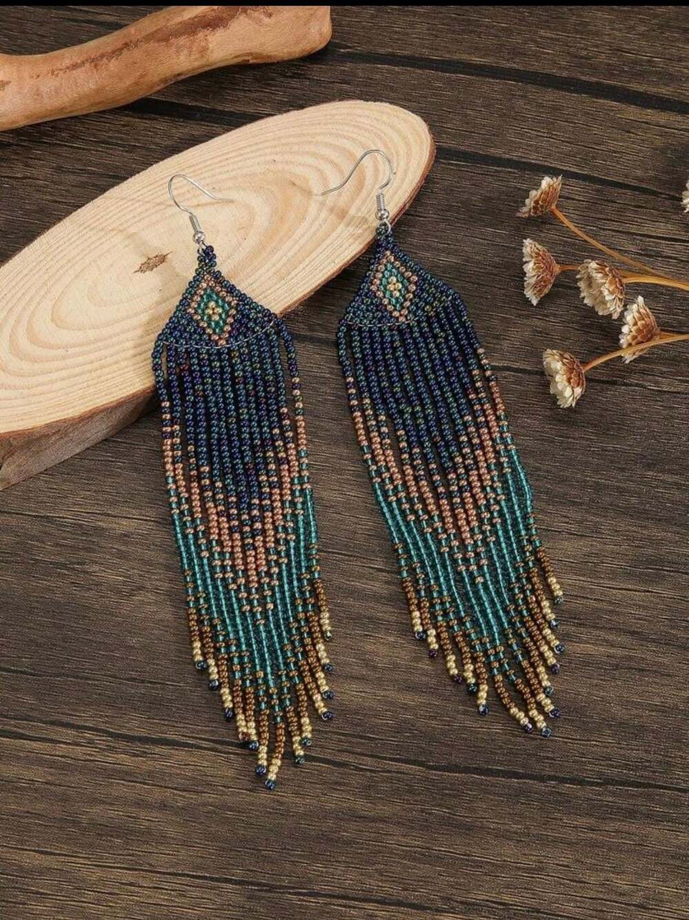 Handcrafted Vintage Boho Tassel Earrings
